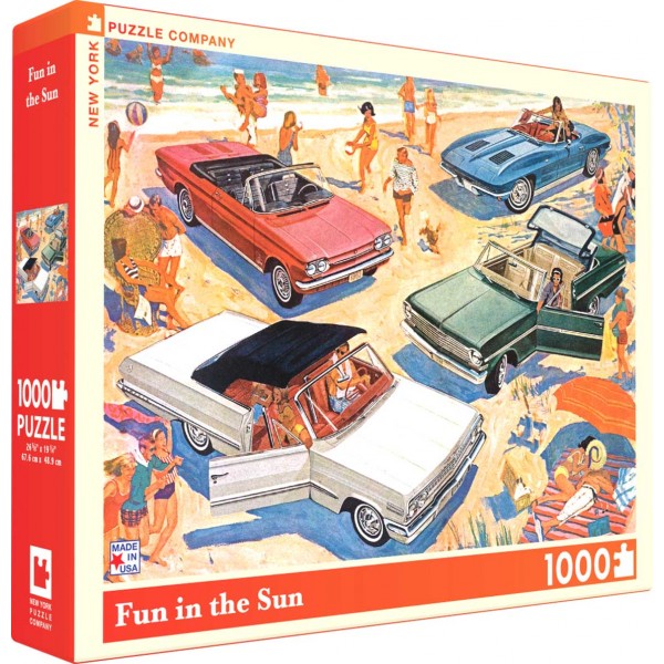 Zabawa na plaży (1000el.) - Sklep Art Puzzle